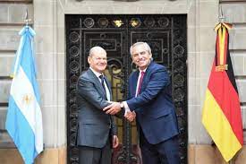 Alberto Fernández recibió al canciller alemán Sholz: analizaron acuerdos sobre gas y litio Alberto Fernández recibió al canciller alemán Sholz: analizaron acuerdos sobre gas y litio
