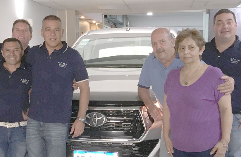 AOMA: Ahora fue el turno de la seccional Córdoba para recibir una camioneta OKM AOMA: Ahora fue el turno de la seccional Córdoba para recibir una camioneta OKM
