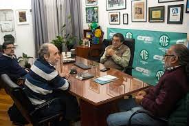 ATE recibió a Marcelo Koenig para discutir una estrategia para la industrialización del litio en Argentina ATE recibió a Marcelo Koenig para discutir una estrategia para la industrialización del litio en Argentina