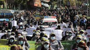 Bolivia: Mineros colapsan el centro de La Paz con masiva movilización Bolivia: Mineros colapsan el centro de La Paz con masiva movilización