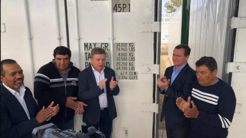 San Juan: Cadena de valor minera: inauguraron 4 cámaras de frío y un invernadero para los productores de Jáchal