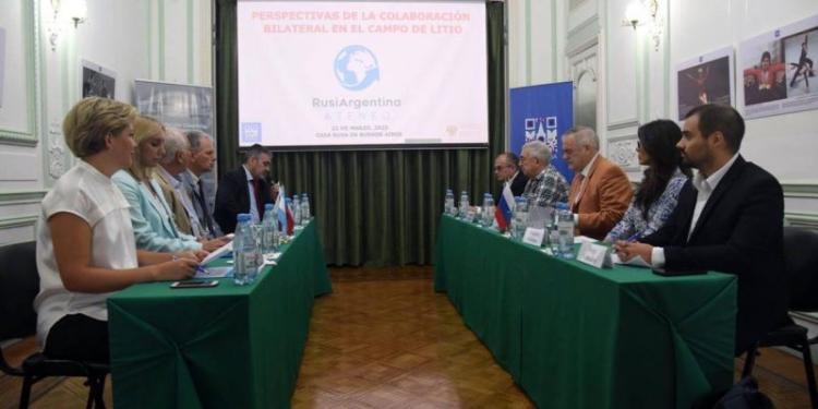 CAEM disertó sobre litio en el Ateneo Rusia Argentina CAEM disertó sobre litio en el Ateneo Rusia Argentina