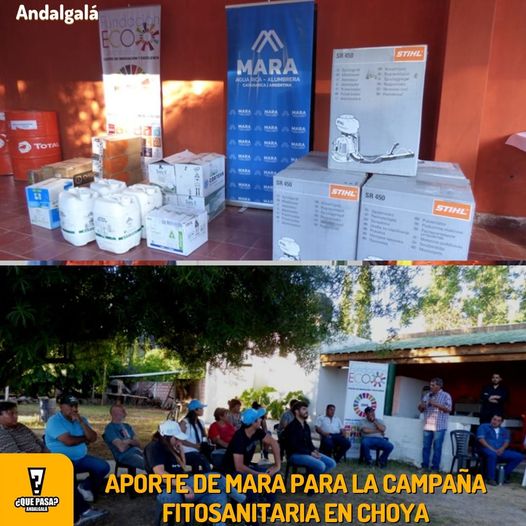 Catamarca: Aporte de MARA para la campaña fitosanitaria en el Distrito Choya Catamarca: Aporte de MARA para la campaña fitosanitaria en el Distrito Choya