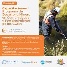Catamarca: Minería dictará capacitaciones en Andalgalá Catamarca: Minería dictará capacitaciones en Andalgalá