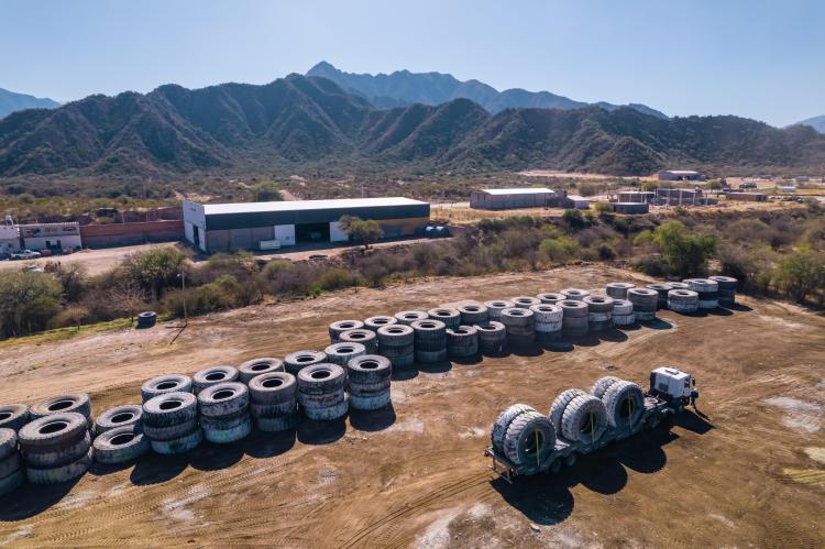 Catamarca: Se inauguró la primera planta de reciclado de neumáticos mineros del país Catamarca: Se inauguró la primera planta de reciclado de neumáticos mineros del país