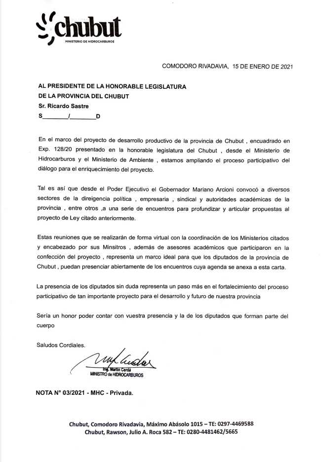 Chubut: Arcioni arranca este lunes un debate de la minería con diversos sectores sociales Chubut: Arcioni arranca este lunes un debate de la minería con diversos sectores sociales