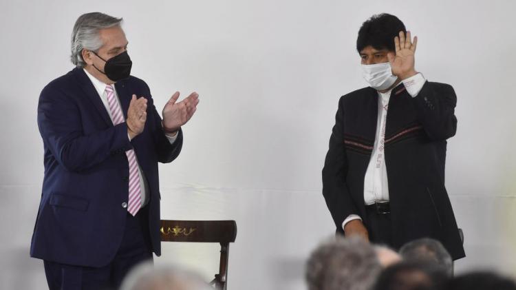 Con Alberto Fernández a su lado, Evo Morales dijo que Estados Unidos "hizo el golpe en Bolivia por el litio" Con Alberto Fernández a su lado, Evo Morales dijo que Estados Unidos "hizo el golpe en Bolivia por el litio"