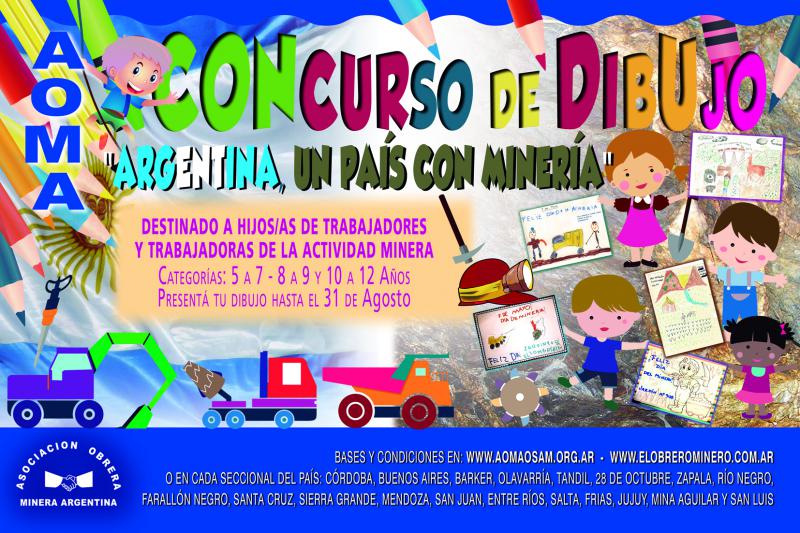 Bases y condiciones del Primer Concurso de Dibujo Infantil "Argentina, un país con minería"