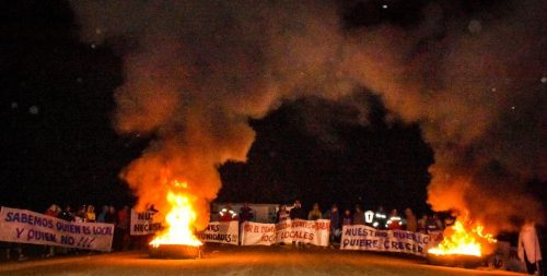 San Juan: Proveedora minera corta ruta en reclamo por una licitación