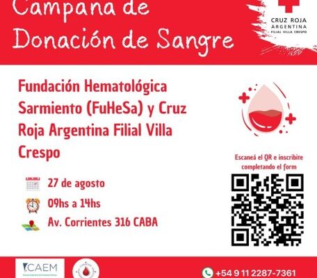 Este martes se realizará la jornada de donación de sangre en CAEM Este martes se realizará la jornada de donación de sangre en CAEM