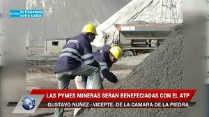 Las Pymes mineras reciben la ATP del Gobierno: "Estuvimos peleando tres meses porque a las canteras no se las consideraba industrias" Las Pymes mineras reciben la ATP del Gobierno: "Estuvimos peleando tres meses porque a las canteras no se las consideraba industrias"