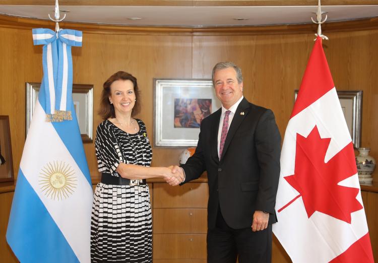 Extensa agenda de trabajo entre la Argentina y Canadá Extensa agenda de trabajo entre la Argentina y Canadá