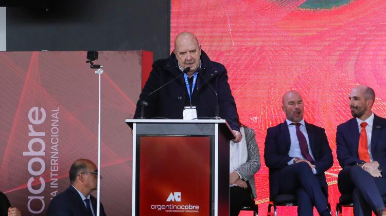 Héctor Laplace en Argentina Cobre 2025: "Nos merecemos tener un país minero" Héctor Laplace en Argentina Cobre 2025: "Nos merecemos tener un país minero"