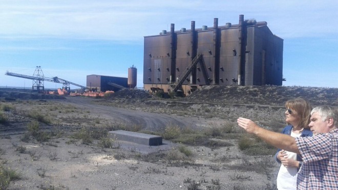 Sierra Grande: Inspeccionan Punta Colorada por el acopio de hierro Sierra Grande: Inspeccionan Punta Colorada por el acopio de hierro