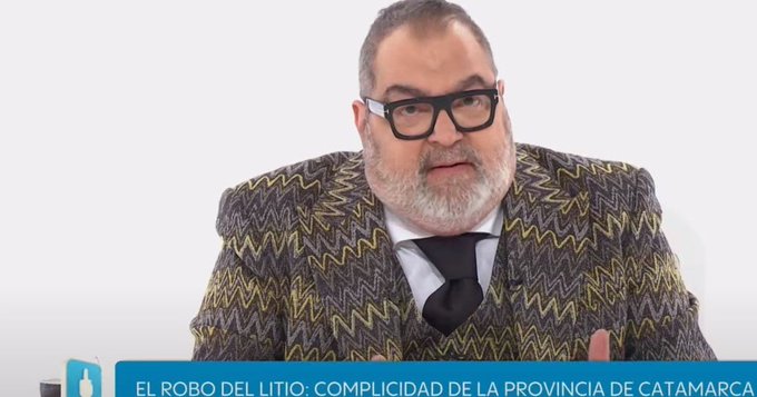 Jorge Lanata denunció una maniobra de subfacturación en la exportación de litio en Catamarca Jorge Lanata denunció una maniobra de subfacturación en la exportación de litio en Catamarca