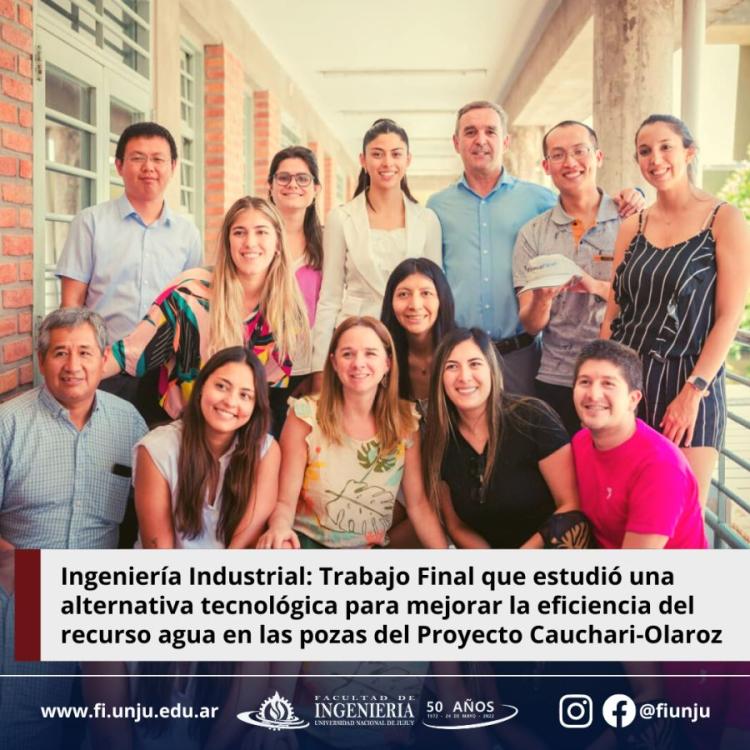 Jujuy: Trabajo Final que estudió una alternativa tecnológica para mejorar la eficiencia del recurso agua en las pozas del Proyecto Cauchari-Olaroz Jujuy: Trabajo Final que estudió una alternativa tecnológica para mejorar la eficiencia del recurso agua en las pozas del Proyecto Cauchari-Olaroz