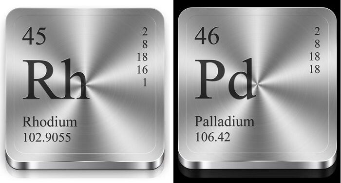 La industria del platino investiga para sustituir el uso de rodio por paladio La industria del platino investiga para sustituir el uso de rodio por paladio