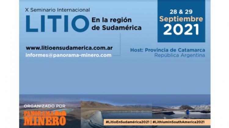 Litio en Sudamérica 2021: El simposio líder de la industria global del litio celebrará sus diez ediciones el 28 y 29 de septiembre Litio en Sudamérica 2021: El simposio líder de la industria global del litio celebrará sus diez ediciones el 28 y 29 de septiembre