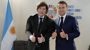 Milei se reunió con Macron y logró el apoyo de Francia para inversiones en minería Milei se reunió con Macron y logró el apoyo de Francia para inversiones en minería