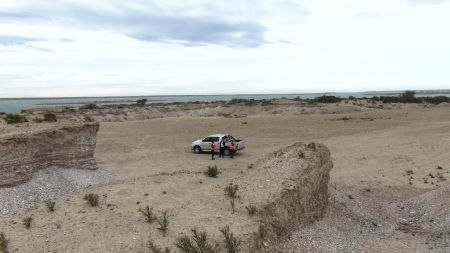 Santa Cruz: Minería inspecciona canteras en Puerto San Julián
