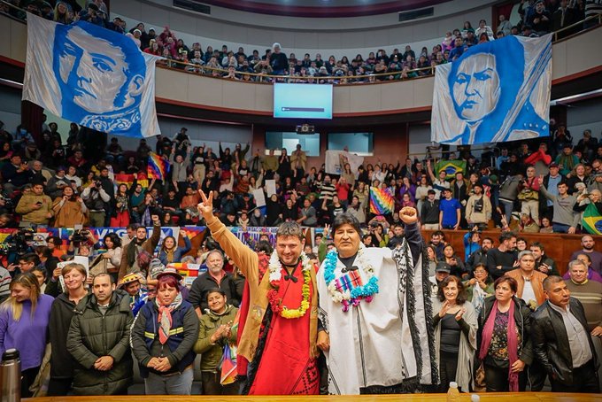 Nacionalización del litio: En campaña, Grabois logró una foto estratégica con Evo Morales Nacionalización del litio: En campaña, Grabois logró una foto estratégica con Evo Morales