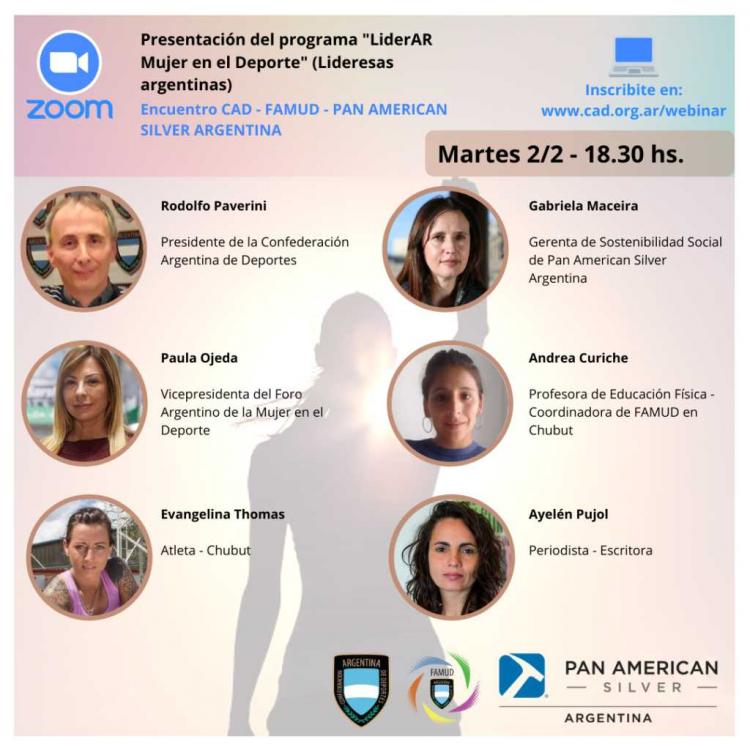 Pan American Silver será partícipe de la presentación del programa "LiderAR: Mujer en el deporte" Pan American Silver será partícipe de la presentación del programa "LiderAR: Mujer en el deporte"