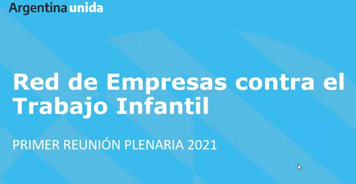 Red de Empresas contra el Trabajo Infantil: Plan de Trabajo 2021 Red de Empresas contra el Trabajo Infantil: Plan de Trabajo 2021