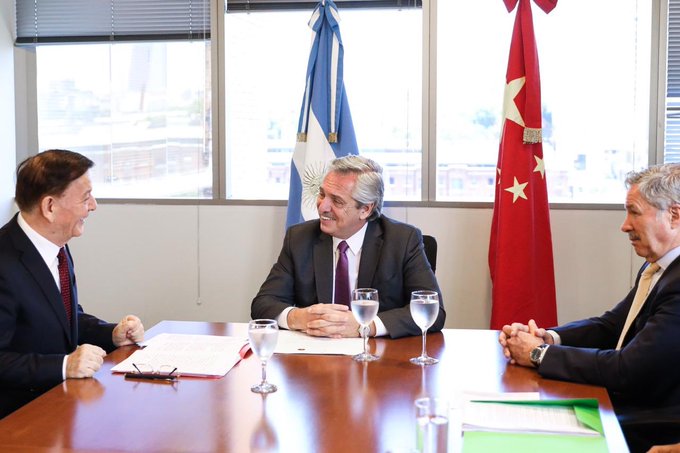 Alberto Fernández recibió a enviado especial del presidente de China Alberto Fernández recibió a enviado especial del presidente de China