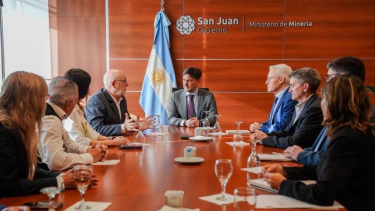 San Juan: Autoridades de Minería recibieron la nueva conducción de la Cámara Minera San Juan: Autoridades de Minería recibieron la nueva conducción de la Cámara Minera