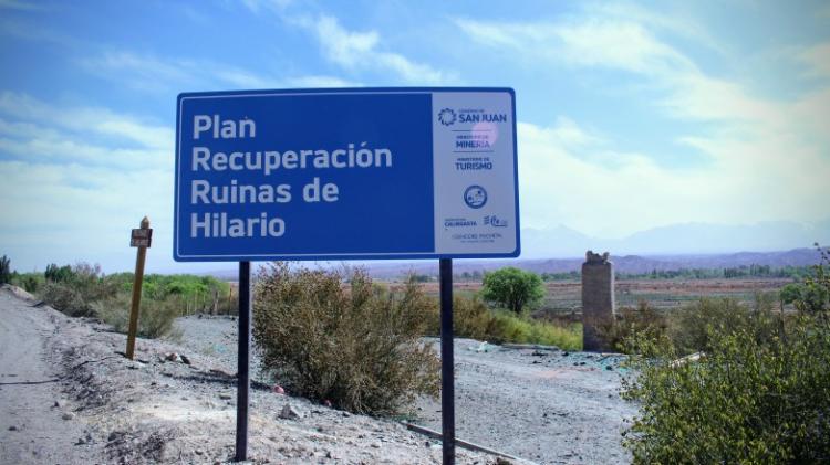 San Juan: Inició la recuperación y forestación de las Ruinas de Hilario San Juan: Inició la recuperación y forestación de las Ruinas de Hilario