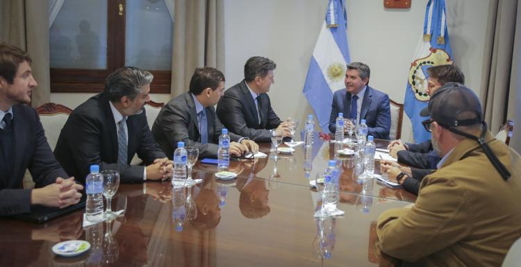 San Juan: Marcelo Orrego recibió a las autoridades de la minera Los Pelambres San Juan: Marcelo Orrego recibió a las autoridades de la minera Los Pelambres