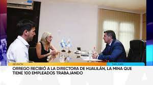 San Juan: Orrego recibió a la directora de Hualilán, la mina que tiene 100 empleados trabajando San Juan: Orrego recibió a la directora de Hualilán, la mina que tiene 100 empleados trabajando