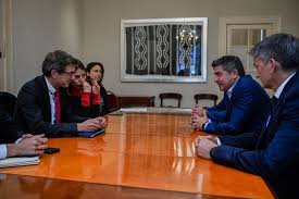 San Juan: Orrego se reunió con el viceministro de Metales Estratégicos de Francia San Juan: Orrego se reunió con el viceministro de Metales Estratégicos de Francia