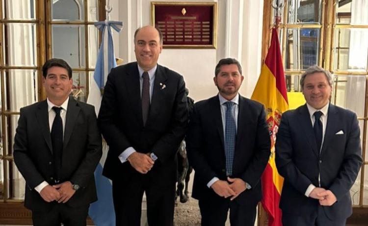 San Juan: Orrego y el embajador argentino en España trazaron líneas de trabajo para potenciar inversiones en la provincia