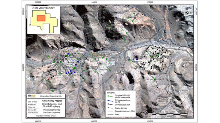 San Juan/Proyecto Chita: Minsud encuentra mineralización adicional en Chinchillones San Juan/Proyecto Chita: Minsud encuentra mineralización adicional en Chinchillones