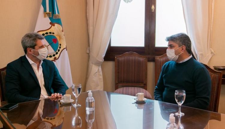 San Juan: Uñac se reunió con el presidente saliente de la Cámara de Servicios Mineros San Juan: Uñac se reunió con el presidente saliente de la Cámara de Servicios Mineros