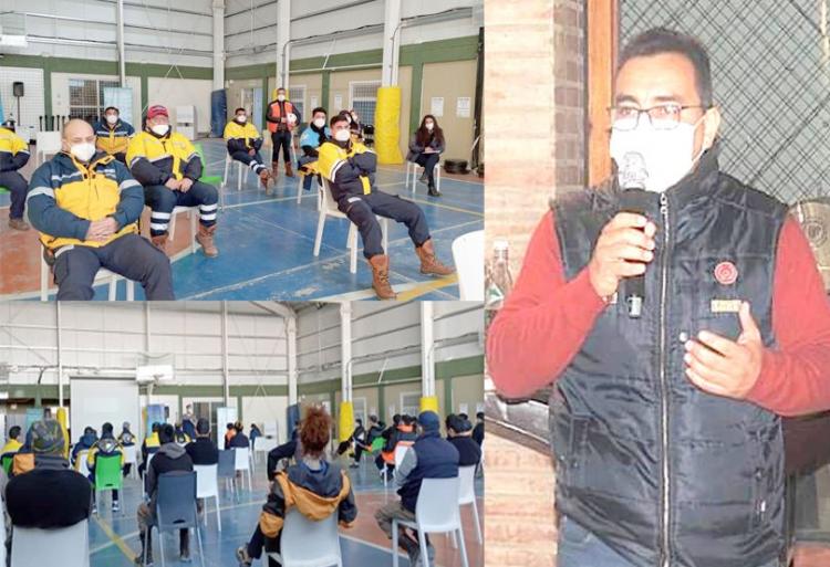 Santa Cruz: AOMA Nacional visitó el yacimiento Cerro Negro, por temas de Seguridad e Higiene y Covid Santa Cruz: AOMA Nacional visitó el yacimiento Cerro Negro, por temas de Seguridad e Higiene y Covid