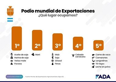Siete de cada 10 dólares que Argentina obtiene por sus exportaciones proceden de la agricultura y la ganadería
